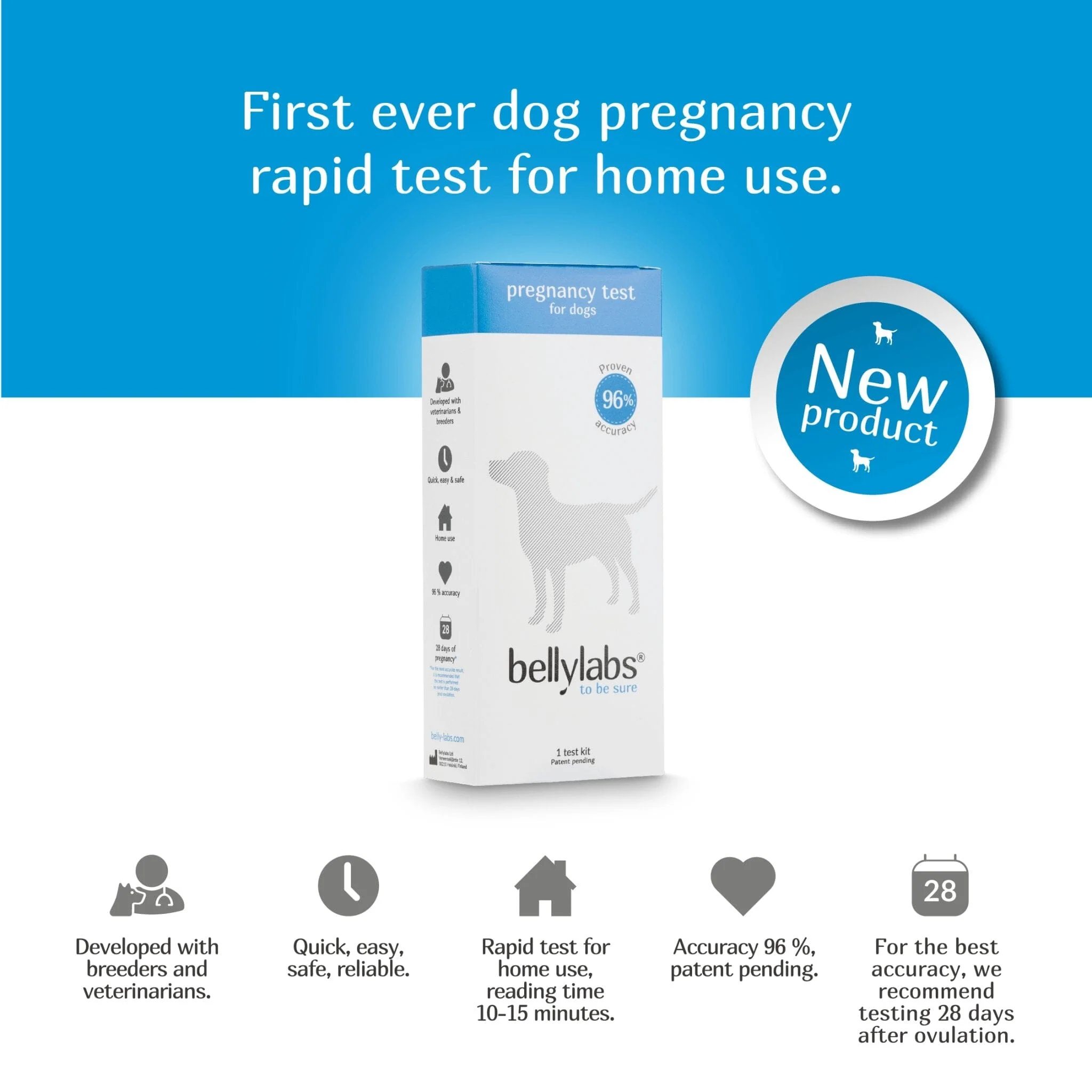 Belly labs Dog Pregnancy Test - Image 3