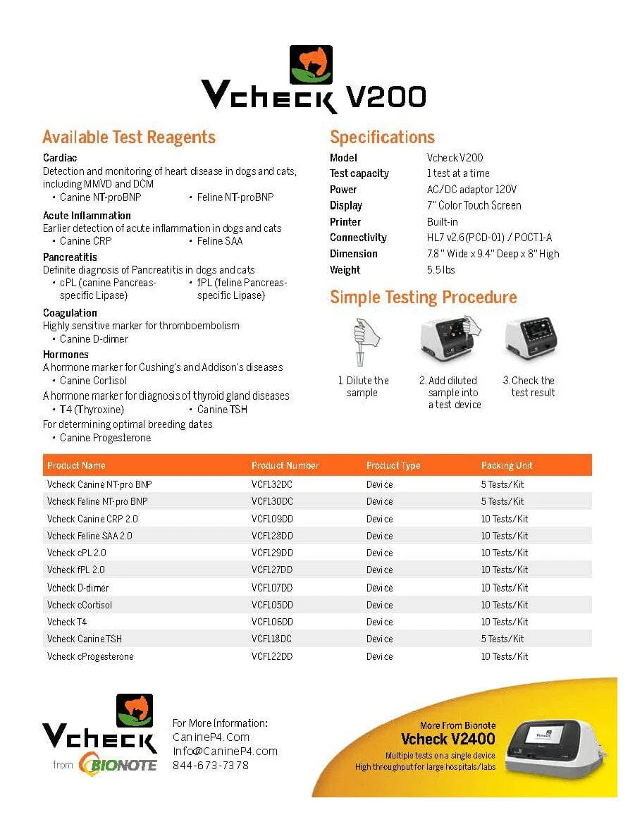 Vcheck V200 Bionote Bundle - Image 9