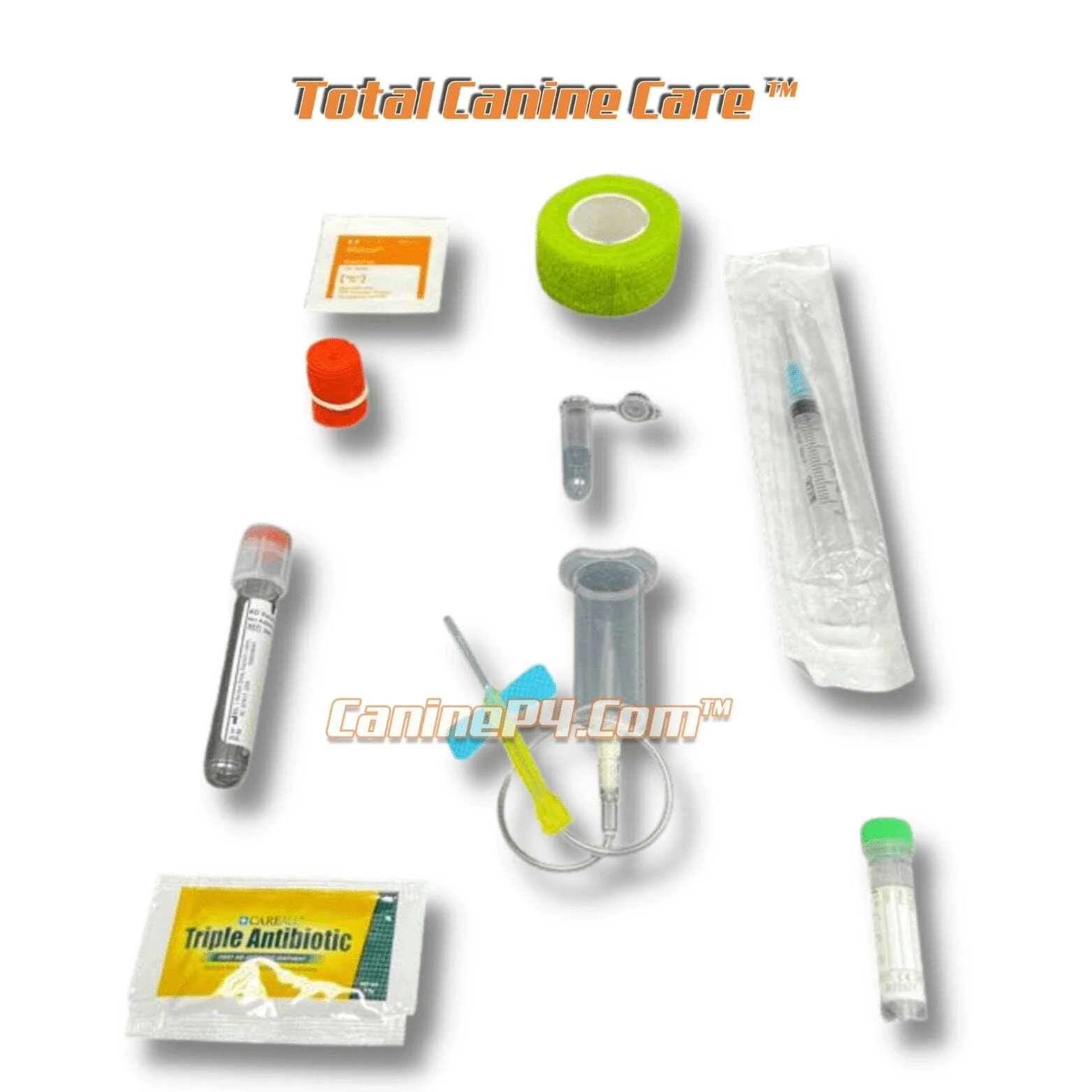 Total Canine Blood Draw Kit - Butterfly Needle and Vacutainer Kit