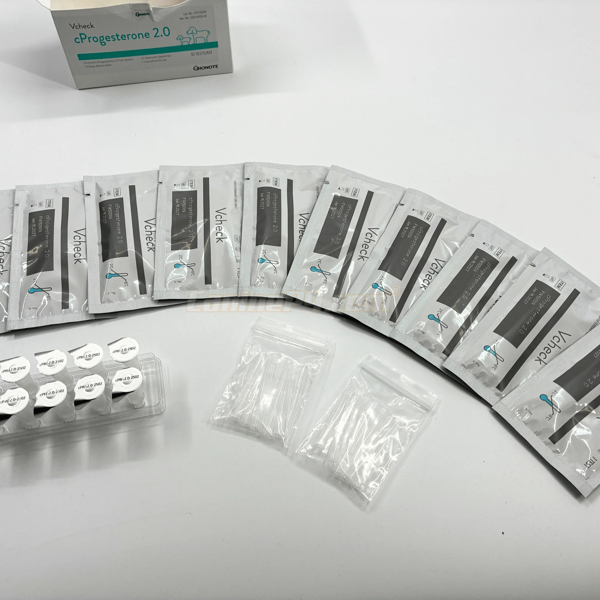 Bionote Vcheck V200 Progesterone Test Kit (10ct) - Image 3